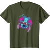 Amazon Essentials Stitch Halloween Bat Costume Let’s Hang T-Shirt(Olive Green)