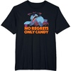 Amazon Essentials Stitch Halloween No Regrets Only Candy T-Shirt(Black)