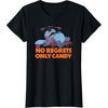 Amazon Essentials Stitch Halloween No Regrets Only Candy T-Shirt(Black)