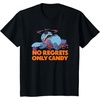 Amazon Essentials Stitch Halloween No Regrets Only Candy T-Shirt(Black)