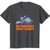Amazon Essentials Stitch Halloween No Regrets Only Candy T-Shirt(Dark Heather Grey)