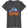 Amazon Essentials Stitch Halloween No Regrets Only Candy T-Shirt(Dark Heather Grey)