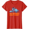 Amazon Essentials Stitch Halloween No Regrets Only Candy T-Shirt(Red)