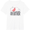 Amazon Essentials Winnie the Pooh Wavy Oh Bother T-Shirt(White)