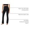 Amazon Essentials Women’s Active FormFlex Buttery Soft Flared Leggings, High Waist Bootcut Yoga Pants, 31.5″ Inseam(Black)