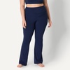 Amazon Essentials Women’s Active FormFlex Buttery Soft Flared Leggings, High Waist Bootcut Yoga Pants, 31.5″ Inseam(Navy)