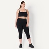 Amazon Essentials Women’s Active FormFlex Buttery Soft High Waist Capri Yoga Workout Leggings(Black)