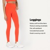 Amazon Essentials Women’s Active FormFlex Buttery Soft High Waist Capri Yoga Workout Leggings(Bright Red)