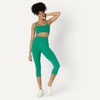 Amazon Essentials Women’s Active FormFlex Buttery Soft High Waist Capri Yoga Workout Leggings(Emerald Green)