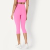 Amazon Essentials Women’s Active FormFlex Buttery Soft High Waist Capri Yoga Workout Leggings(Pink)