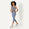 Amazon Essentials Women’s Active FormFlex Buttery Soft High Waist Capri Yoga Workout Leggings(Slate Grey)