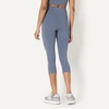 Amazon Essentials Women’s Active FormFlex Buttery Soft High Waist Capri Yoga Workout Leggings(Slate Grey)