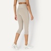 Amazon Essentials Women’s Active FormFlex Buttery Soft High Waist Capri Yoga Workout Leggings(Taupe)