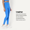 Amazon Essentials Women’s Active FormFlex Buttery Soft High Waist Yoga Workout Leggings(Blue)