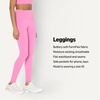 Amazon Essentials Women’s Active FormFlex Buttery Soft High Waist Yoga Workout Leggings(Pink)