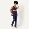Amazon Essentials Women’s Active FormFlex Buttery Soft Light Support One Shoulder Strappy Back Sports Bra(Navy)