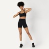 Amazon Essentials Women’s Active FormFlex Buttery Soft Light Support Y-Back Thin Strap Moisture Wicking Yoga Sports Bra(Black)
