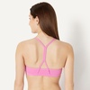 Amazon Essentials Women’s Active FormFlex Buttery Soft Light Support Y-Back Thin Strap Moisture Wicking Yoga Sports Bra(Flamingo Pink)