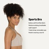 Amazon Essentials Women’s Active FormFlex Buttery Soft Light Support Y-Back Thin Strap Moisture Wicking Yoga Sports Bra(Taupe)