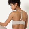 Amazon Essentials Women’s Active FormFlex Buttery Soft Light Support Y-Back Thin Strap Moisture Wicking Yoga Sports Bra(Taupe)
