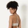 Amazon Essentials Women’s Active FormFlex Buttery Soft Light Support Y-Back Thin Strap Moisture Wicking Yoga Sports Bra(Taupe)