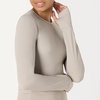 Amazon Essentials Women’s Active FormFlex Buttery Soft Slim Fit Crop Layering Workout Top, Moisture-Wicking(Taupe)