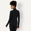 Amazon Essentials Women’s Active FormFlex Buttery Soft Slim Fit Quarter Zip Long Sleeve Pullover Jacket, Moisture Wicking(Black)