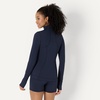 Amazon Essentials Women’s Active FormFlex Buttery Soft Slim Fit Quarter Zip Long Sleeve Pullover Jacket, Moisture Wicking(Navy)
