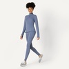 Amazon Essentials Women’s Active FormFlex Buttery Soft Slim Fit Quarter Zip Long Sleeve Pullover Jacket, Moisture Wicking(Slate Grey)