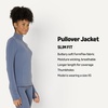 Amazon Essentials Women’s Active FormFlex Buttery Soft Slim Fit Quarter Zip Long Sleeve Pullover Jacket, Moisture Wicking(Slate Grey)