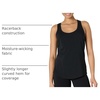 Amazon Essentials Women’s Active Soft Cotton Modal Jersey Knit Scoop Neck Racerback Relaxed Fit Lightweight Yoga Tank Top(Black)