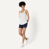 Amazon Essentials Women’s Active Soft Cotton Modal Jersey Knit Scoop Neck Racerback Relaxed Fit Lightweight Yoga Tank Top(Light Grey Heather)