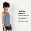 Amazon Essentials Women’s Active Soft Cotton Modal Jersey Knit Scoop Neck Racerback Relaxed Fit Lightweight Yoga Tank Top(Slate Grey)