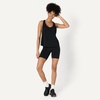 Amazon Essentials Women’s Active Soft Cotton Modal Yoga Workout Racerback Tank Top, Relaxed-Fit(Black)