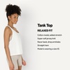 Amazon Essentials Women’s Active Soft Cotton Modal Yoga Workout Racerback Tank Top, Relaxed-Fit(White)