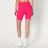 Amazon Essentials Women’s Active Total Train High Waist 7″ Gym Workout Biker Shorts with Pockets(Hot Pink)