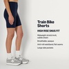 Amazon Essentials Women’s Active Total Train High Waist 7″ Gym Workout Biker Shorts with Pockets(Navy)