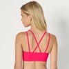 Amazon Essentials Women’s Active Total Train Medium Support Sports Bra with Strappy Back(Hot Pink)