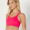 Amazon Essentials Women’s Active Total Train Medium Support Sports Bra with Strappy Back(Hot Pink)