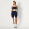 Amazon Essentials Women’s Active Total Train Medium Support Sports Bra with Strappy Back(Navy)