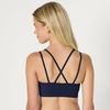 Amazon Essentials Women’s Active Total Train Medium Support Sports Bra with Strappy Back(Navy)