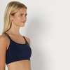 Amazon Essentials Women’s Active Total Train Medium Support Sports Bra with Strappy Back(Navy)