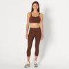 Amazon Essentials Women’s Active Total Train Medium Support Sports Bra with Strappy Back(Rich Hazel)