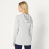 Amazon Essentials Women’s Athletic Soft Performance Lightweight Long Sleeve Pullover Hoodie Workout Top(Space Dye Dove)