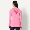 Amazon Essentials Women’s Athletic Soft Performance Lightweight Long Sleeve Pullover Hoodie Workout Top(Space Dye Pink)