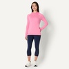 Amazon Essentials Women’s Athletic Soft Performance Lightweight Long Sleeve Pullover Hoodie Workout Top(Space Dye Pink)