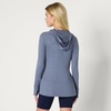 Amazon Essentials Women’s Athletic Soft Performance Lightweight Long Sleeve Pullover Hoodie Workout Top(Space Dye Slate)