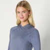 Amazon Essentials Women’s Athletic Soft Performance Lightweight Long Sleeve Pullover Hoodie Workout Top(Space Dye Slate)