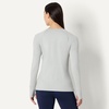 Amazon Essentials Women’s Athletic Soft Performance Lightweight Stretch Long Sleeve Layering Workout Top with Thumbholes(Space Dye Dove)