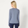 Amazon Essentials Women’s Athletic Soft Performance Lightweight Stretch Long Sleeve Layering Workout Top with Thumbholes(Space Dye Slate)